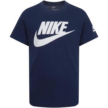 Vêtements Garçon T-shirts manches courtes Nike green Futura evergreen ss tee Bleu