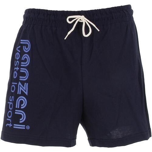 Vêtements Homme Shorts / Bermudas Panzeri Uni a navy bleu nacre short Bleu