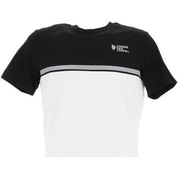 Vêtements Homme T-shirts manches courtes Comme Des Loups Everest black white mc tee Panel