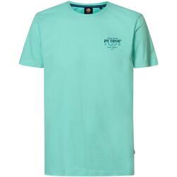 Vêtements Homme T-shirts tonal manches courtes Petrol Industries Men t-shirt ss classic print Vert