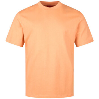 Vêtements Homme Sweats & Polaires BOSS T-SHIRT ORANGE RELAXED FIT EN JERSEY DE COTON À LOGO IMPRIMÉ Orange