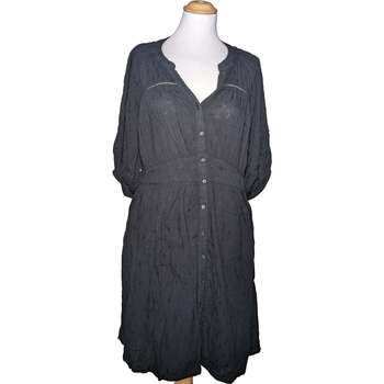 robe promod  robe mi-longue  38 - t2 - m noir 