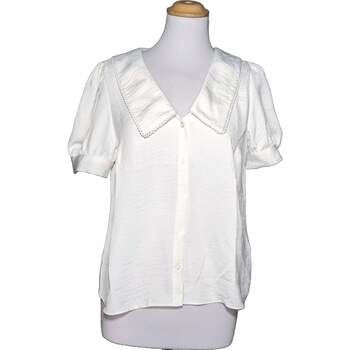 chemise naf naf  chemise  38 - t2 - m blanc 