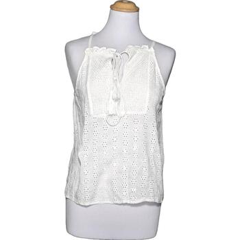 Vêtements Femme Débardeurs / T-shirts Woven sans manche Mango débardeur  38 - T2 - M Blanc Blanc