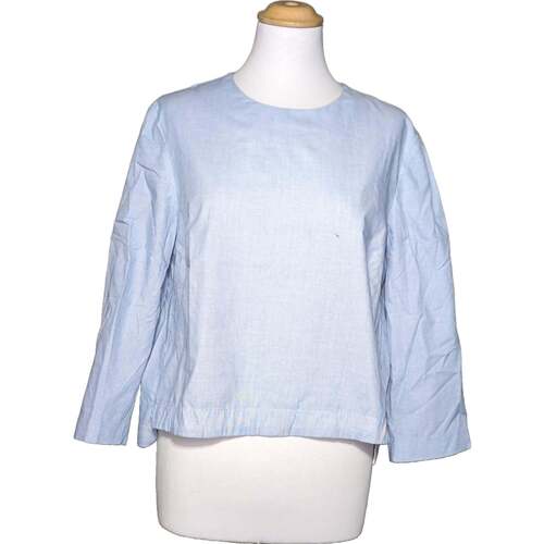 Vêtements Femme T-shirts & Polos Mango top manches longues  40 - T3 - L Bleu Bleu