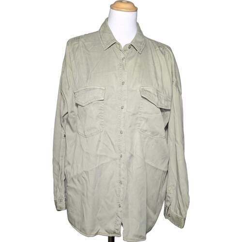 Vêtements Femme Chemises / Chemisiers Zara chemise  42 - T4 - L/XL Vert Vert