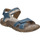 Chaussures Femme Sandales et Nu-pieds Josef Seibel Brenda 03, azur-multi Bleu