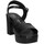 Chaussures Femme Sandales et Nu-pieds David Haron 107e Noir