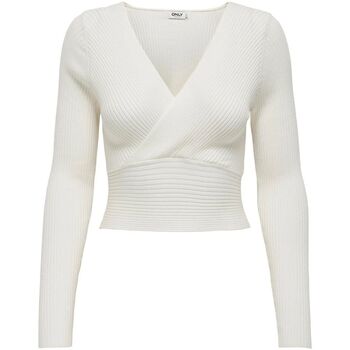 Vêtements Femme Pulls Only 15310652 HONOR-BRIGHT WHITE Blanc