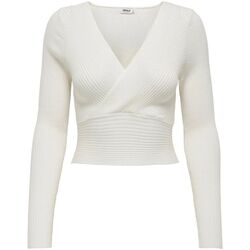 Vêtements Femme Pulls Only 15310652 HONOR-BRIGHT WHITE Blanc