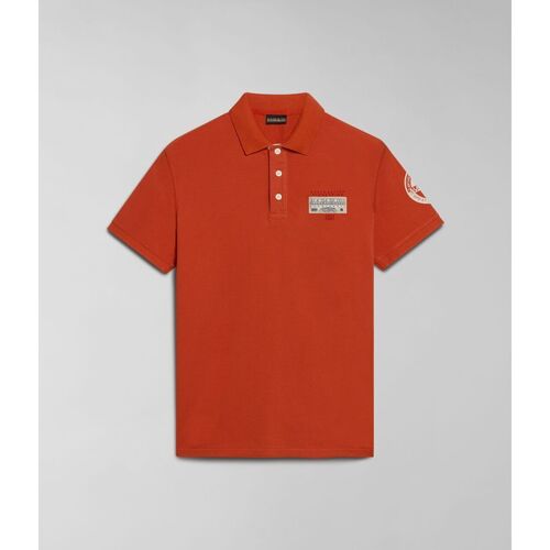 Vêtements Homme T-shirts & Polos Napapijri E-AMUNDSEN NP0A4H6A-A621 ORANGE BURNT Orange
