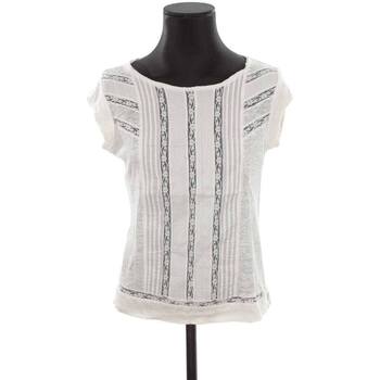 Vêtements Femme Débardeurs / T-shirts sans manche Maje Top en lin Blanc