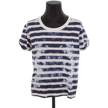 Vêtements Femme Débardeurs / T-shirts sans manche Sandro T-shirt en coton Bleu