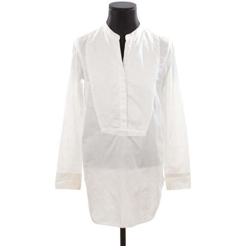 Vêtements Femme Débardeurs / T-shirts sans manche Sandro Chemise en coton Blanc