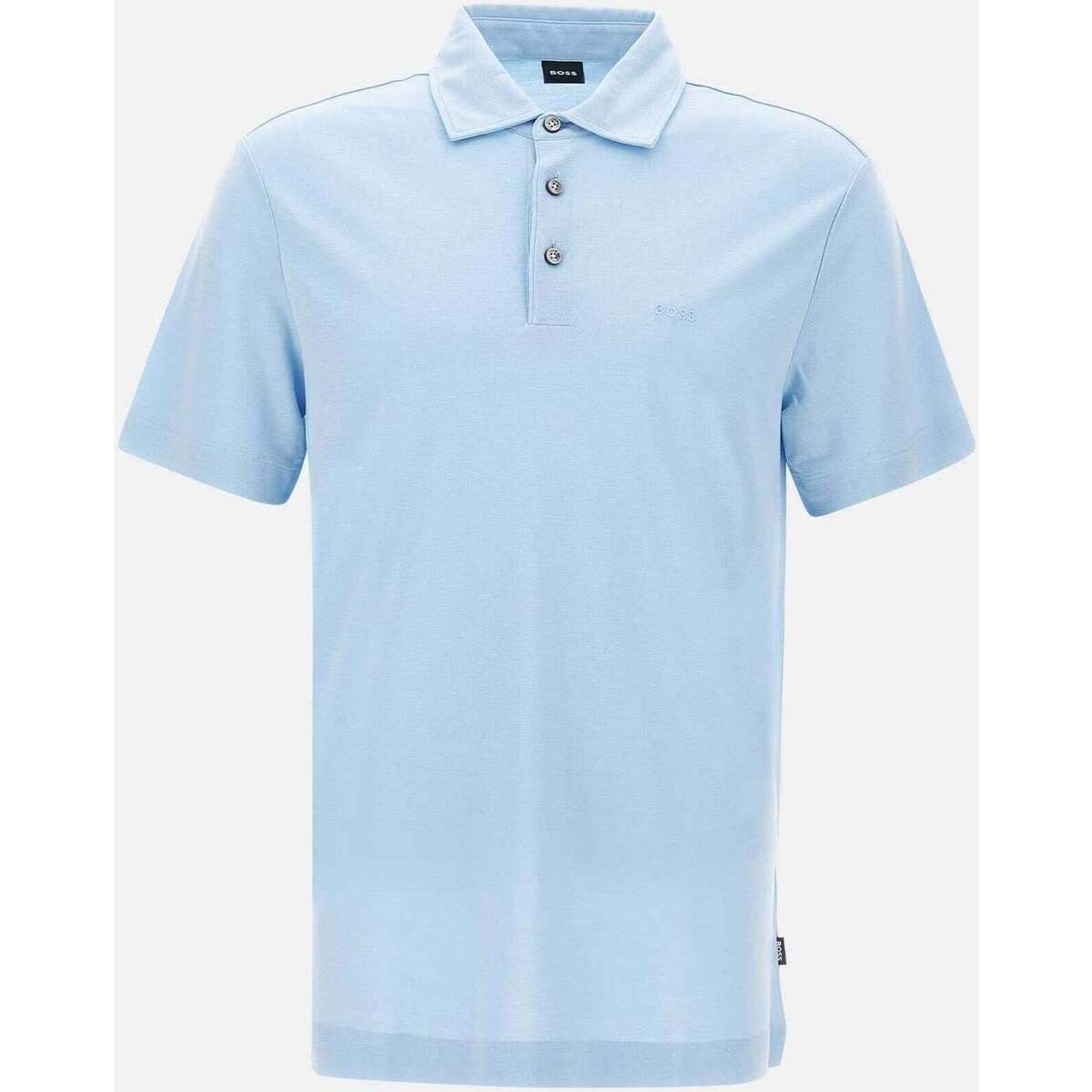 Vêtements Homme T-shirts & Polos BOSS Polo  bleu clair Bleu