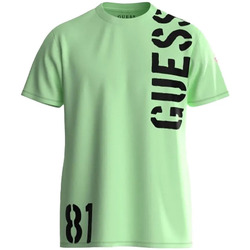 Vêtements Homme T-shirts manches courtes Guess 81 authentic Vert