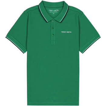 Vêtements Garçon T-shirts & Polos Teddy Smith Polo en maille piqué Vert