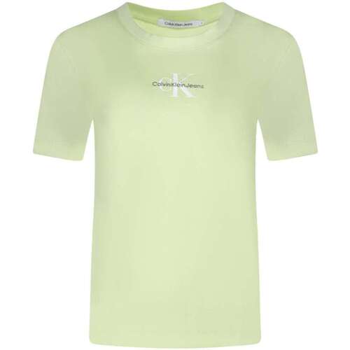 Vêtements Femme T-shirts manches courtes Calvin Klein Jeans 160843VTPE24 Vert