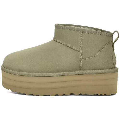 Chaussures Enfant Bottes UGG Bailey Bow Maxi Vert
