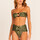 Vêtements Femme Maillots de bain séparables Triya Summer2024 Green Snake Vert