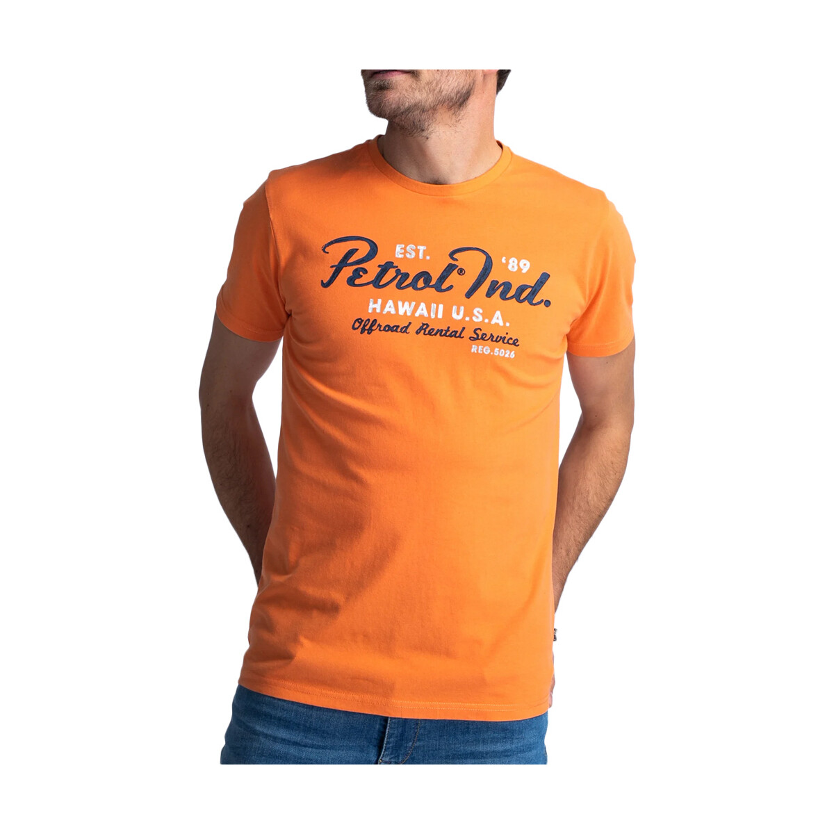 Vêtements Homme T-shirts & Polos Petrol Industries M-1040-TSR601 Orange