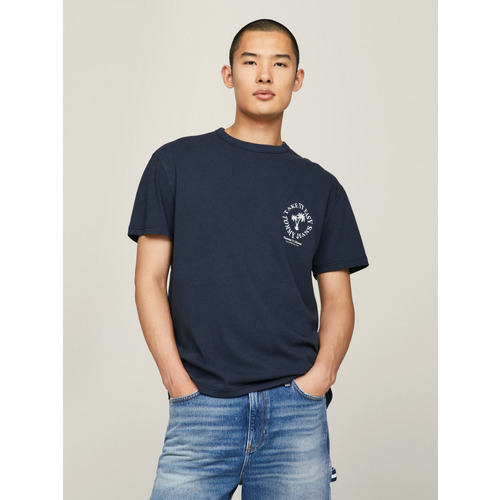 Vêtements Homme T-shirts manches courtes Tommy Hilfiger - TJM REG NOVELTY GRAP Marine