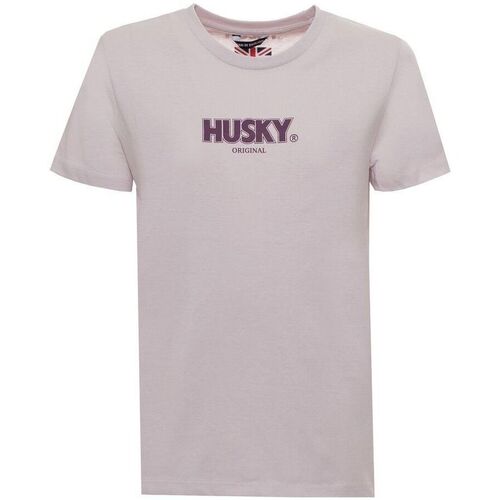 Vêtements Femme T-shirts manches courtes Husky hs23bedtc35co296 sophia-c445 pink Rose