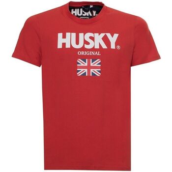 Vêtements Homme T-shirts manches courtes Husky - hs23beutc35co177-john Rouge