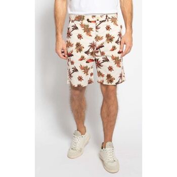 Vêtements Homme Shorts / Bermudas Eleventy horizontal-stripe polo shirt - 155083 Blanc