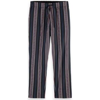 Vêtements Homme Pantalons fine knit stripe polo cardigan - 155005 Noir