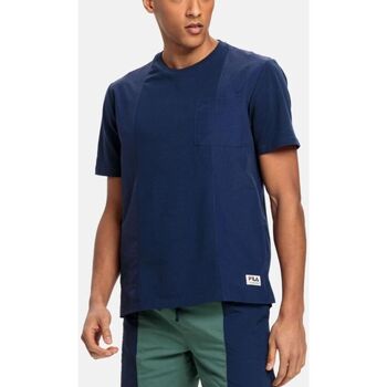 Vêtements Homme T-shirts Graues manches courtes Fila - fam0370 Bleu