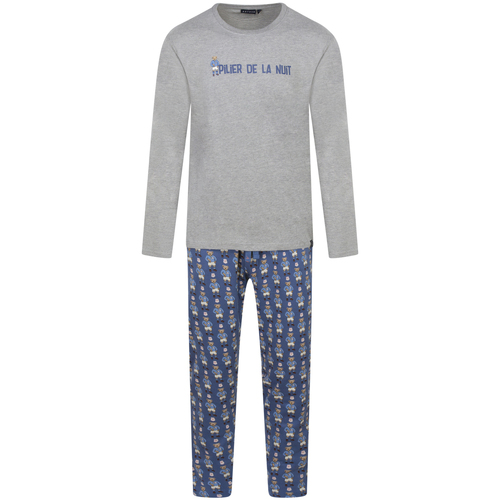 Vêtements Homme Pyjamas / Chemises de nuit Arthur Pyjama long coton Gris
