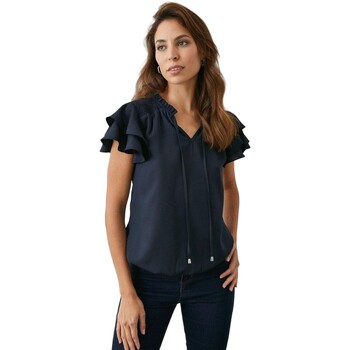 Vêtements Femme T-shirts manches longues Principles DH6059 Bleu