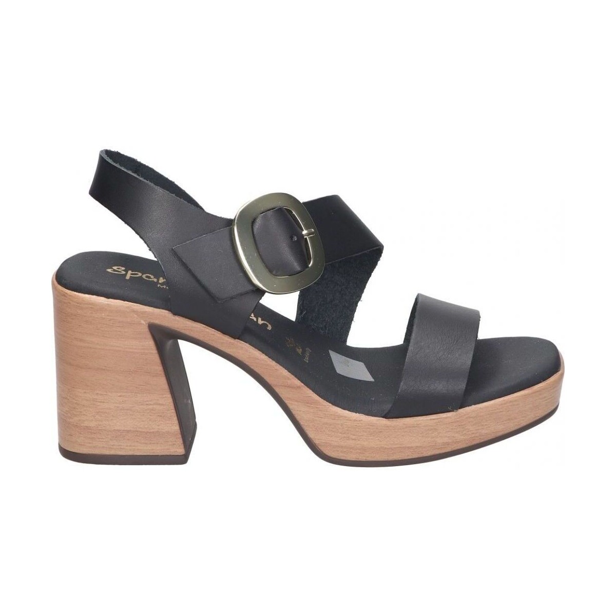 Chaussures Femme Sandales et Nu-pieds Spar Woman 5395 Noir