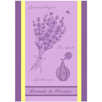 Maison & Déco Torchons Autrefois Torchon de cuisine en coton jacquard violet - Lavande Violet