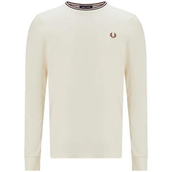 Vêtements Homme T-shirts manches longues Fred Perry  Blanc