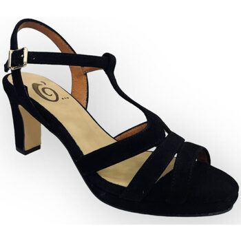 Chaussures Femme Sandales et Nu-pieds Ligne O Sandales talon Noir Noir