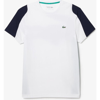 Vêtements Homme T-shirts & Polos Lacoste T-shirt homme Tennis  SPORT avec imprimé crocodile Bleu