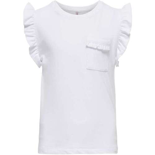 Vêtements Fille Débardeurs / T-shirts sans manche Only 162244VTPE24 Blanc