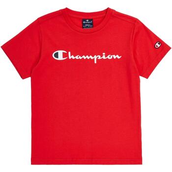 Vêtements Garçon T-shirts manches courtes Champion Crewneck t-shirt Rouge