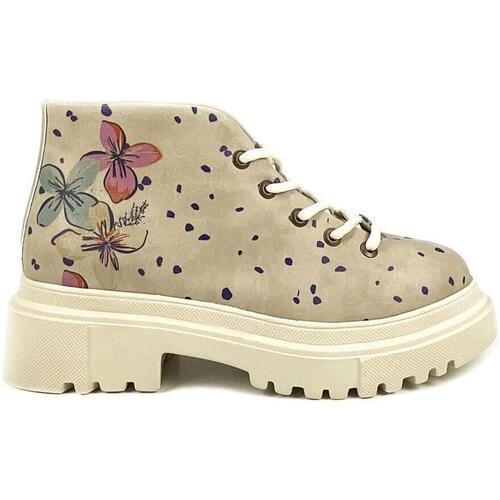 Chaussures Femme Boots Goby POT507 beige