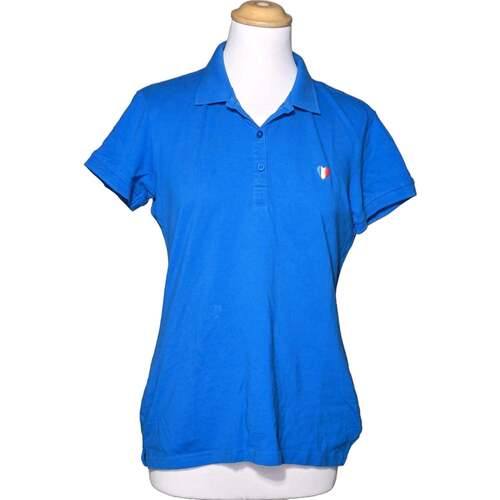 Vêtements Femme T-shirts & Polos Teddy Smith polo femme  38 - T2 - M Bleu Bleu