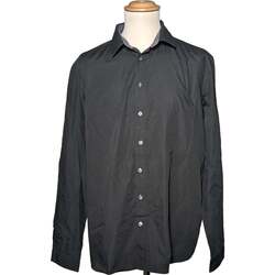 Vêtements Homme Chemises manches longues Celio 42 - T4 - L/XL Noir