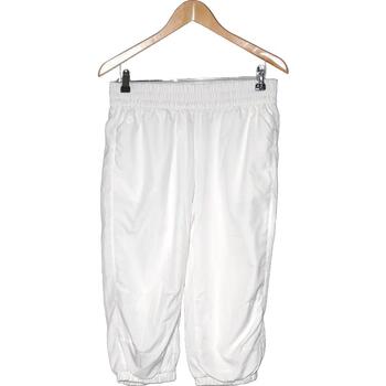 pantalon puma  pantacourt femme  42 - t4 - l/xl blanc 
