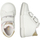 Chaussures Fille Baskets montantes Falcotto Baskets en cuir et paillettes BETZI 2 VL. Blanc