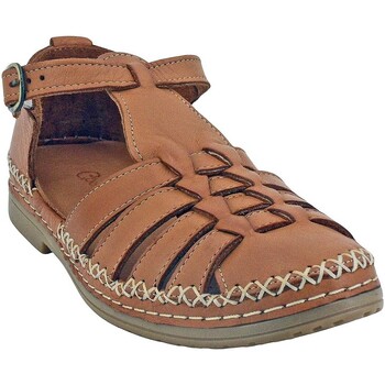 Chaussures Femme Nu-pieds Cuir Talon Coco & Abricot V2757B-Musigny Marron