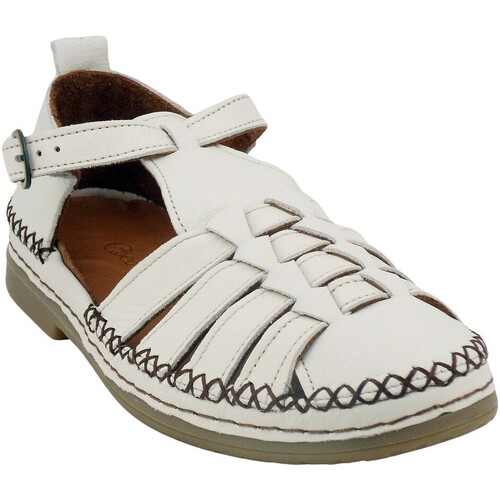Chaussures Femme Nu-pieds Cuir Talon Coco & Abricot V2757B-Musigny Blanc