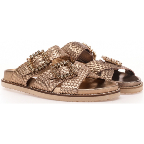 Chaussures Femme Sandales et Nu-pieds Inuovo - Mules 395052 Copper Doré