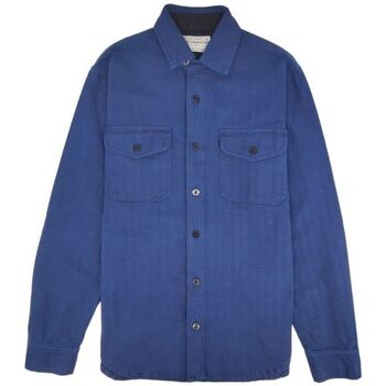 Vêtements Homme Chemises manches longues Chesapeake's Chemise Cpo Homme Indigo Bleu