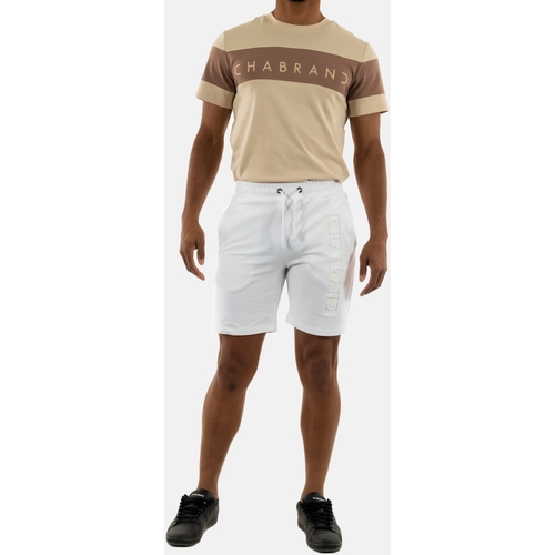 Vêtements Homme Shorts sleeve / Bermudas Chabrand 60222 Blanc